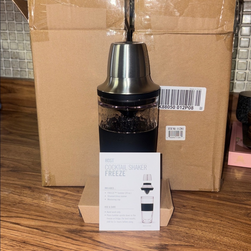 New item… Cocktail Shaker Freeze